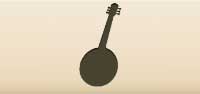 Banjo silhouette