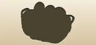 Eggs silhouette