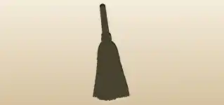 Broom silhouette