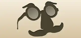 Nose Glasses silhouette