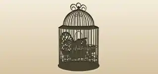 Birdcage silhouette