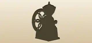 Coffee Grinder silhouette