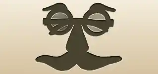 Nose Glasses silhouette