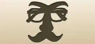 Nose Glasses silhouette