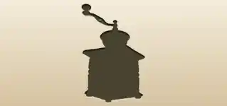 Coffee Grinder silhouette