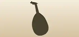 Lute silhouette