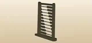 Abacus silhouette