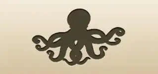 Octopus silhouette