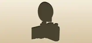 Camera silhouette