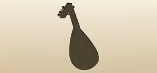 Lute silhouette