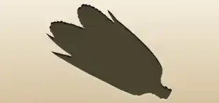 Corn silhouette