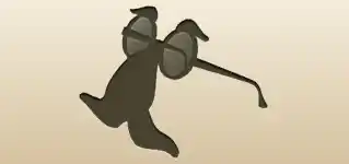 Nose Glasses silhouette