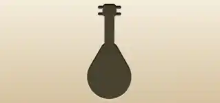 Lute silhouette
