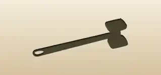 Meat Mallet silhouette