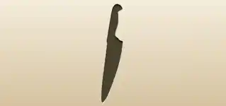 Knife silhouette