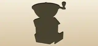 Coffee Grinder silhouette
