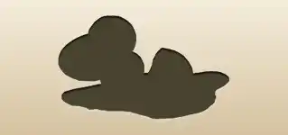 Eggs silhouette
