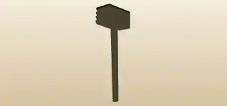 Meat Mallet silhouette