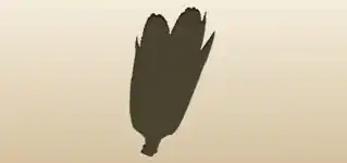 Corn silhouette