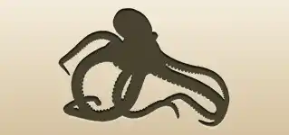 Octopus silhouette