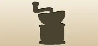 Coffee Grinder silhouette