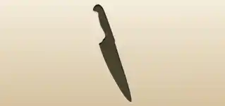 Knife silhouette