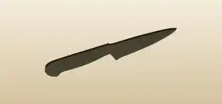 Knife silhouette