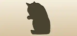 Cat silhouette