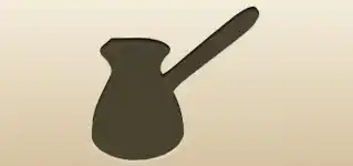 Turkish Coffee Pot silhouette