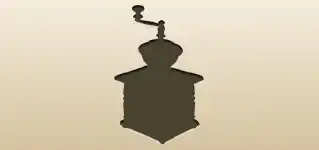 Coffee Grinder silhouette