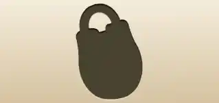 Padlock silhouette