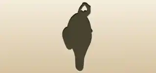 Oil Lamp silhouette