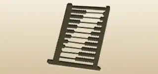Abacus silhouette
