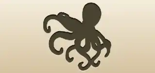 Octopus silhouette