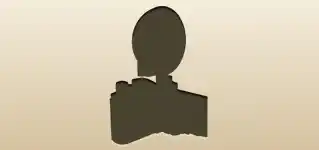 Camera silhouette