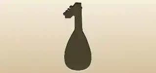 Lute silhouette