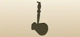 Turkish Coffee Pot silhouette