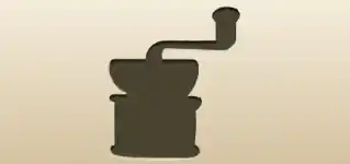Coffee Grinder silhouette