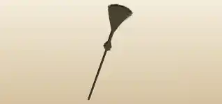 Broom silhouette