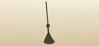 Broom silhouette