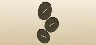 Coffee Beans silhouette