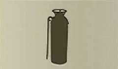 消火器のシルエット