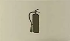 消火器のシルエット