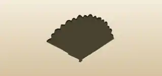 Hand Fan silhouette