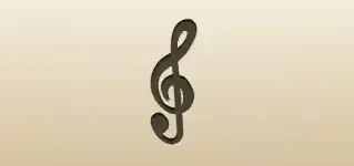 Treble Clef silhouette
