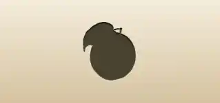 Apple silhouette
