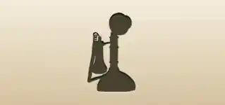 Telephone silhouette