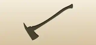 Firefighter Axe silhouette