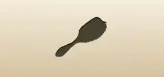 Hair Brush silhouette