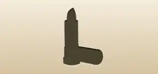 Lipstick silhouette